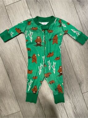 Hanna Anderson Long Romper, 0-6 months